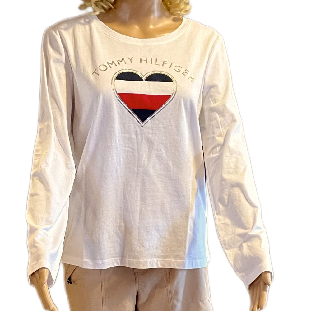 Tommy Hilfiger White Longsleeve Tee